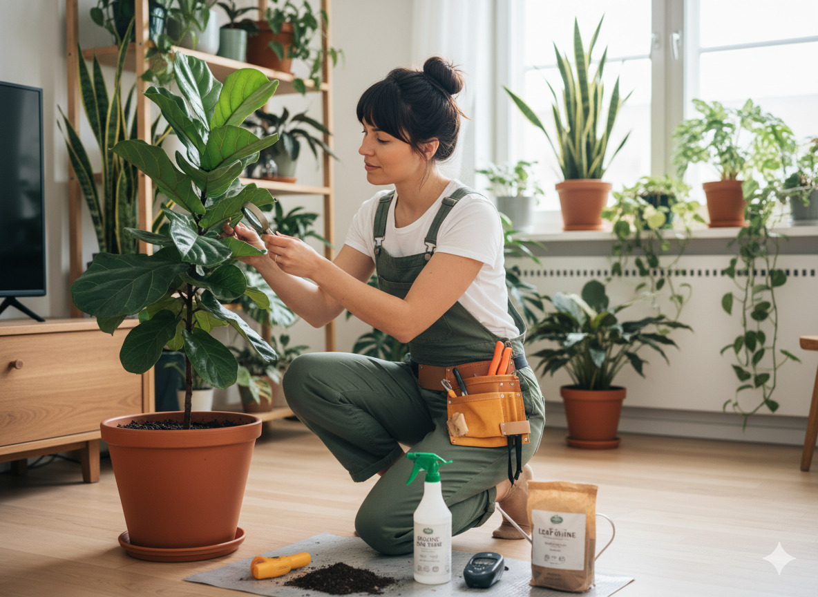 Monthly plant care visit